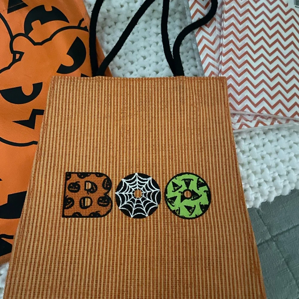 Halloween Bags Set - Orange & Black
